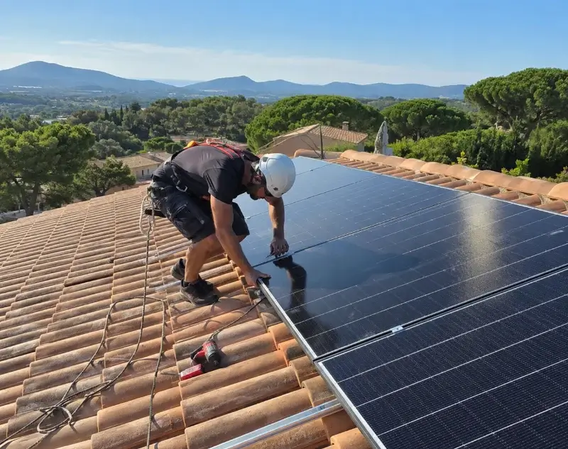 Installateur panneaux solaires Saint-Savournin — pose photovoltaïque sur toiture